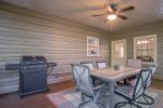 Main Level Screened Porch with Gas Grill